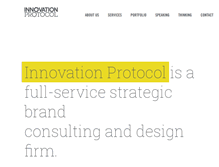 Tablet Screenshot of innovationprotocol.com